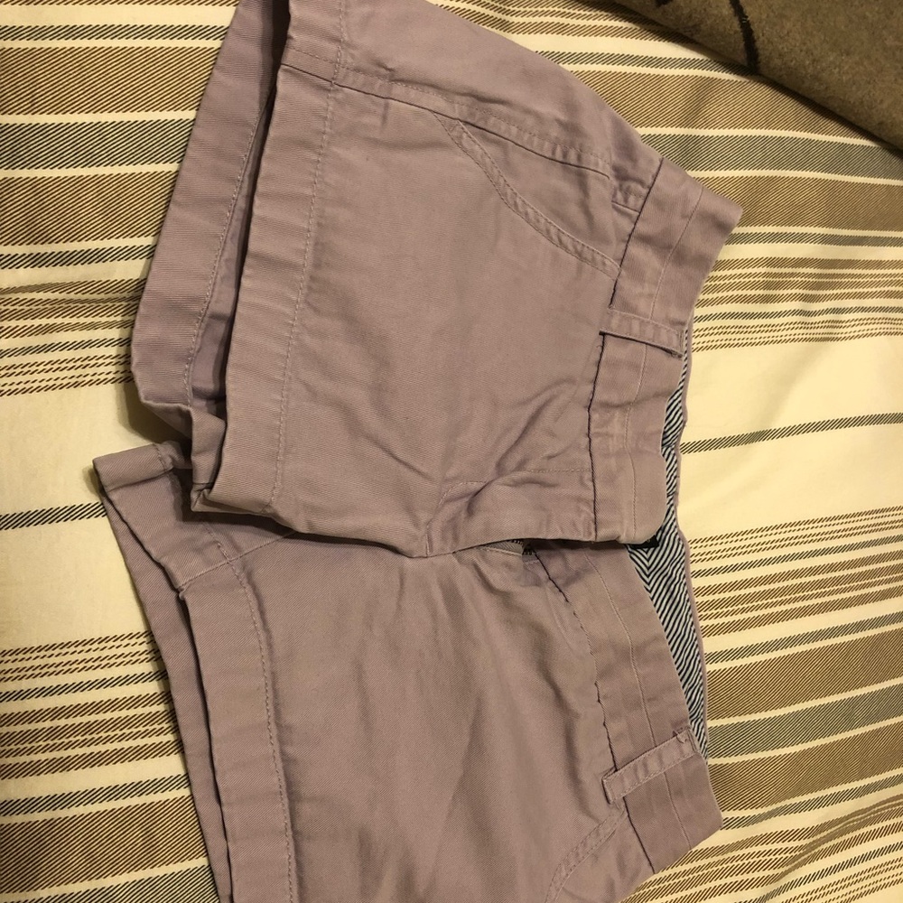 Jcrew Lavender Chino Shorts 3” inseam